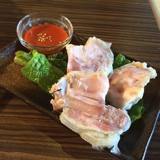 焼肉七輪房 , ハーフ豚足 304円定食ランチメニューテイクアウト